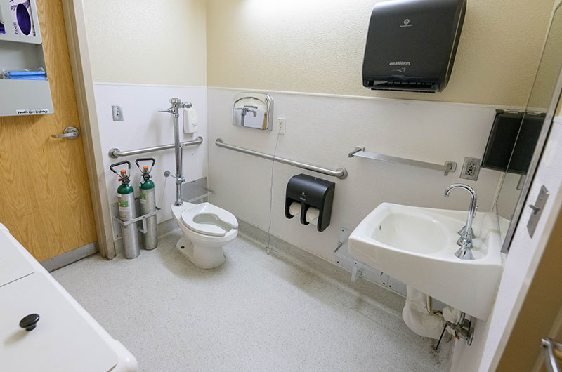 Patient restroom