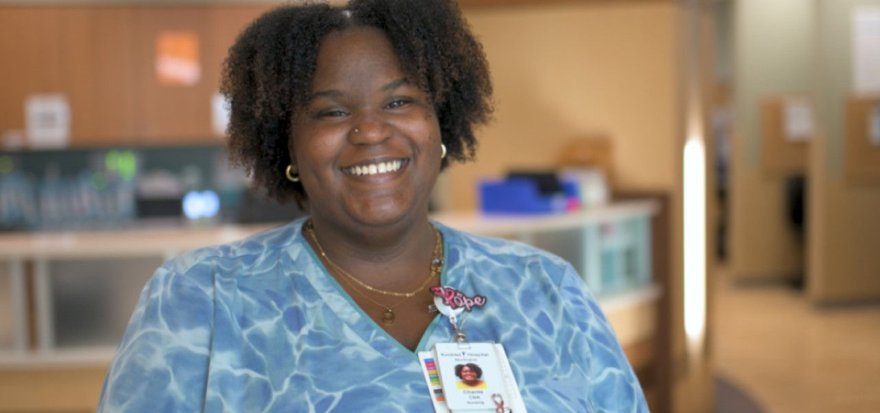 Chante Edwards smiling