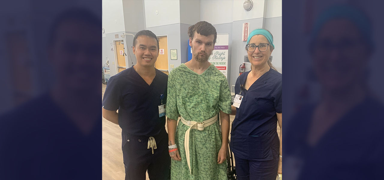 Patient with caregivers